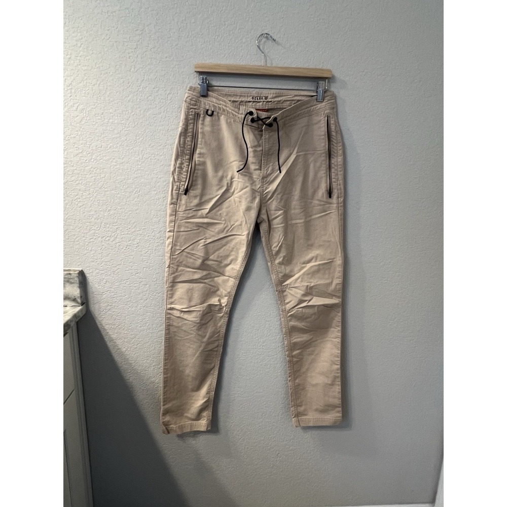 Roark Pants Mens 30 Layover 2.0 Slim Straight Travel Drawstring